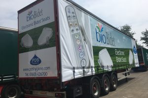 PDS Hygiene truck advertising campaign overview