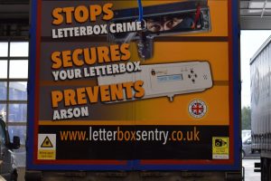 Letterbox Sentry On the road with DrivenMedia