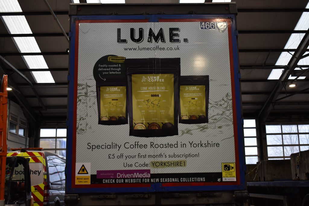 Lume Motorway Advert LUME Hits the road