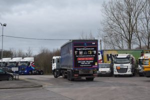 Game key store truck advert