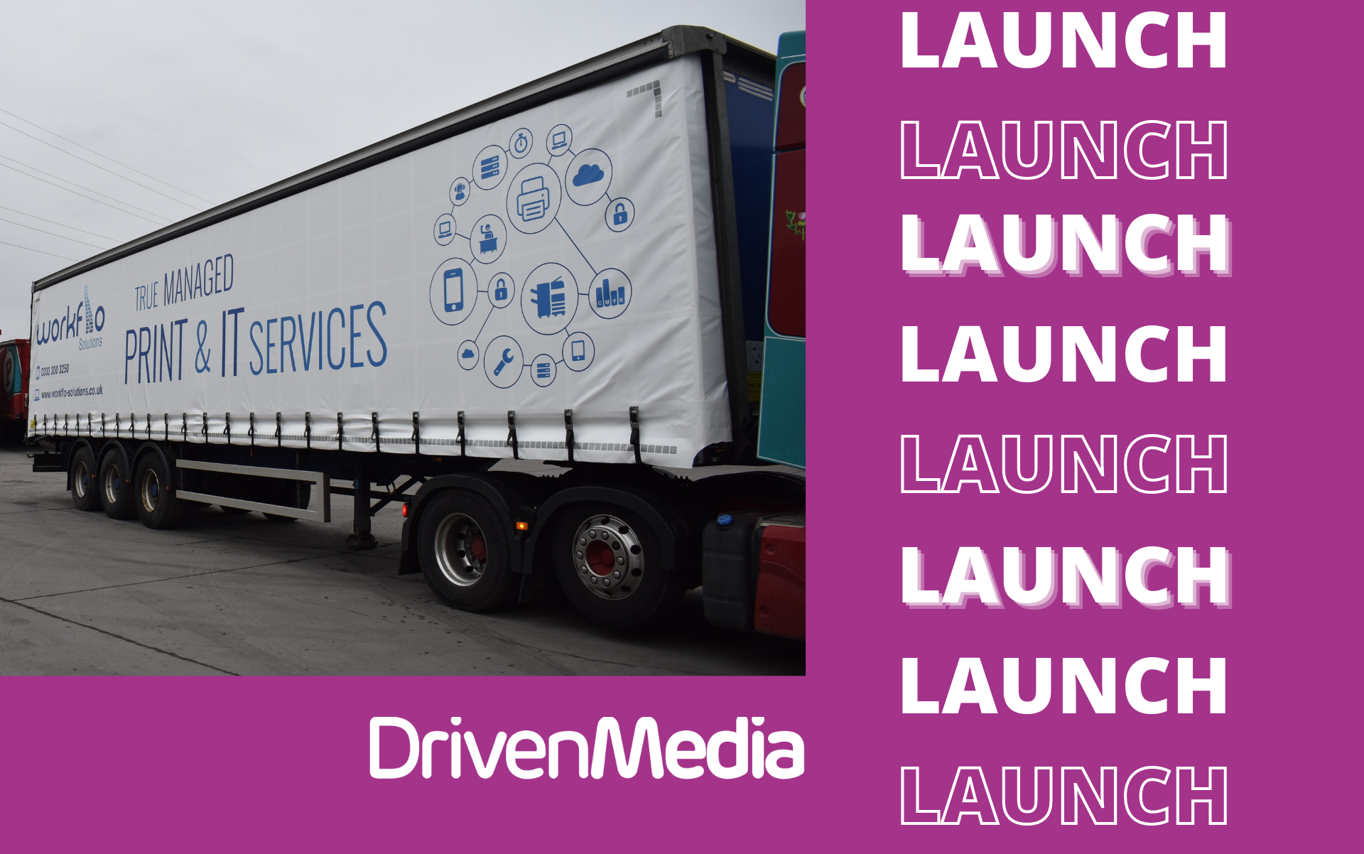Workflo On Truck Advertising Workflo Launch