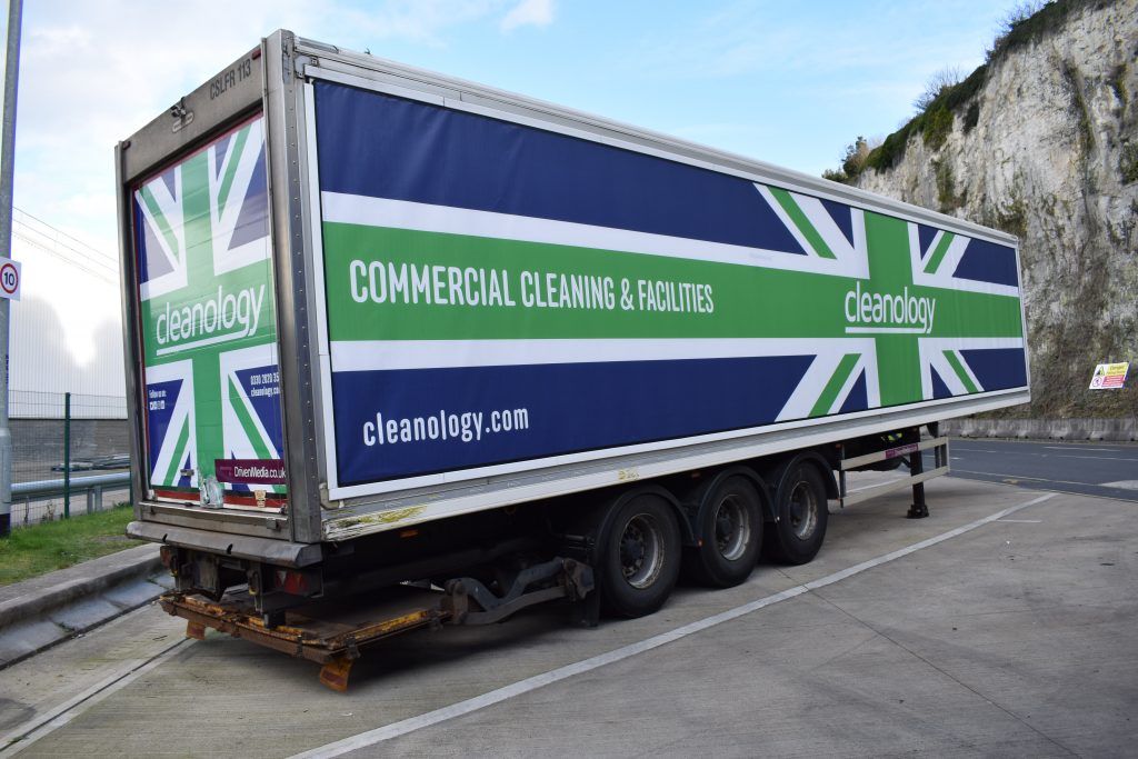 Cleanology Truck Cleanology Trailer Advert