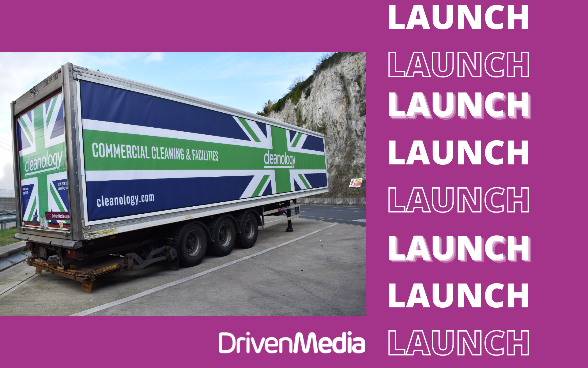 Cleanology hit the roads Cleanology Motorway advert
