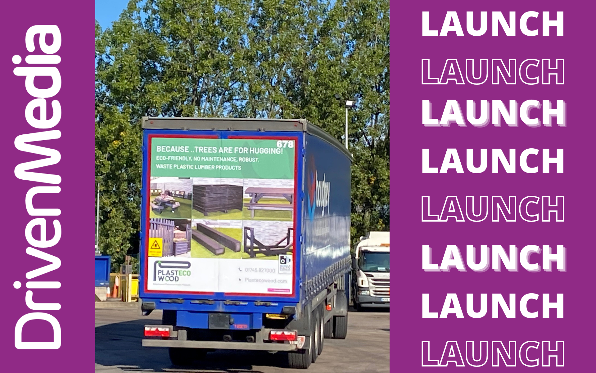 Plastecowood launch a rear advert